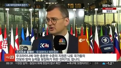 나토, 우크라에 "변함없는 지원"…미, 지지 재확인