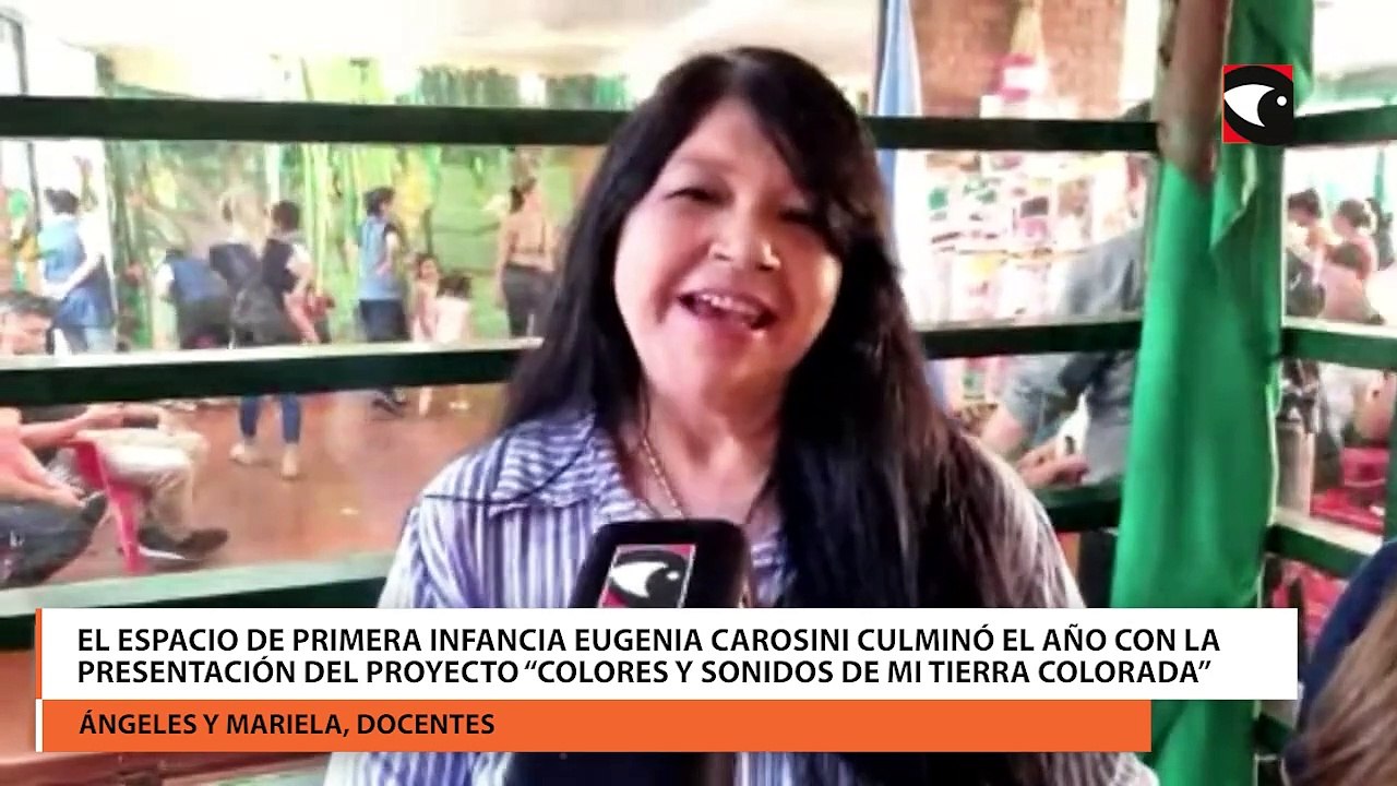 El Espacio de Primera Infancia Eugenia Carosini culminó el año con la presentación del proyecto “Colores y Sonidos de Mi Tierra Colorada”