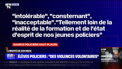 Simulacre de noyade à l'école de police: "Intolérable" et "consternant" pour une source policière haut placée à BFMTV