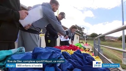 25/09/2023 : initiation rugby aux CM1-CM2 de Rive de Gier