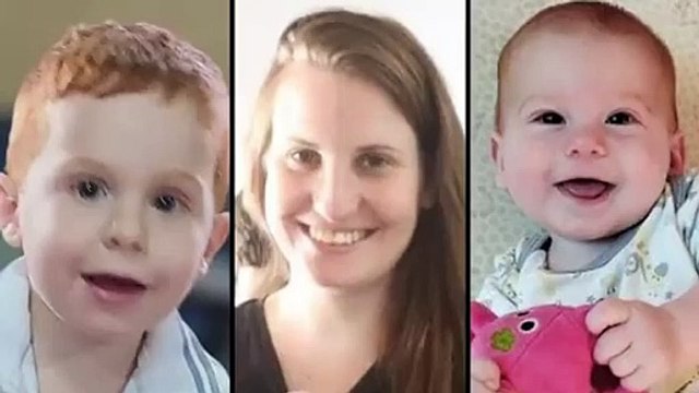 Shiri Bibas, e os filhos Ariel, 4 anos, e Kfir, 10 meses, ao serem sequestrados pelo Hamas
