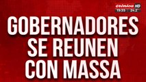 Gobernadores se reunieron con Massa: 