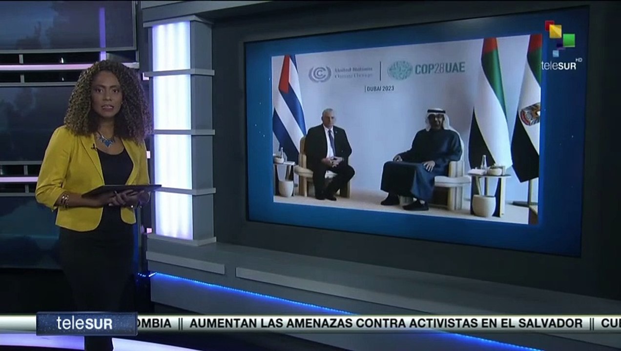 Cuba: Pdte. Miguel Díaz-Canel sostuvo encuentro con su homólogo de Emiratos Árabes Unidos