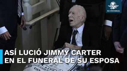 Jimmy Carter estuvo junto a su esposa Rosalynn hasta el último momento