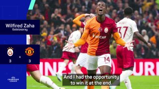 Draw with Man United 'feels like a win' for Galatasaray - Zaha