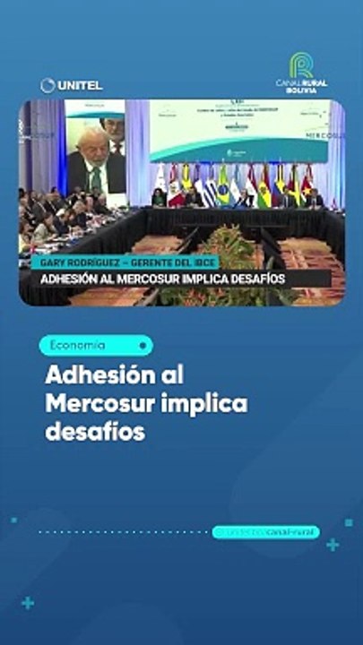 Adhesión al Mercosur implica desafíos