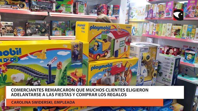 Comerciantes remarcaron que muchos clientes eligieron adelantarse a las fiestas y comprar los regalos