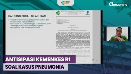 Kemenkes RI Antisipasi Pneumonia 'Misterius' yang Tengah Melanda China