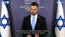 Israele, offerta ad Hamas un'opzione per estendere la tregua
