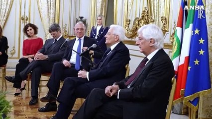 Quirinale, Mattarella incontra i vincitori del premio Leonardo