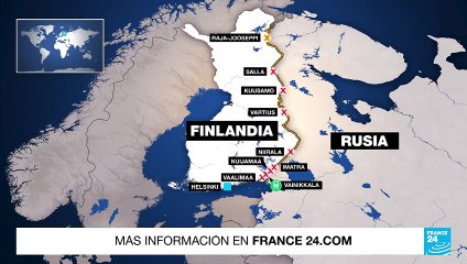 Finlandia cierra el último paso fronterizo con Rusia