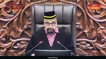 Adakah ia cara yang mulia, suatu 'benda' untuk difikirkan - Timbalan Speaker
