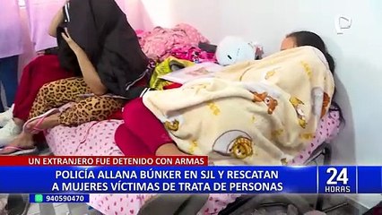 SJL: intervienen búnker de mafia extranjera dedicada a la trata de personas
