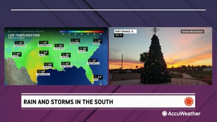 Download Video: Storms on the way to the Southeast, with flood risks for the Gulf Coast