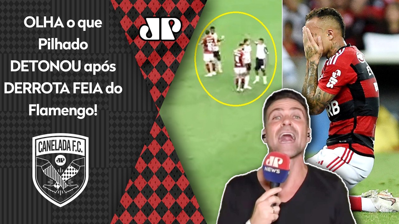 PILHADO PISTOLOU! "Depois dessa VERGONHA, os jogadores do Flamengo ficam de ABRACINHO e SORRISINHO?"
