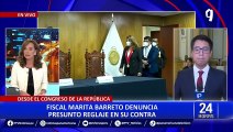 Ministerio Público: fiscal Marita Barreto denuncia que es víctima de reglaje
