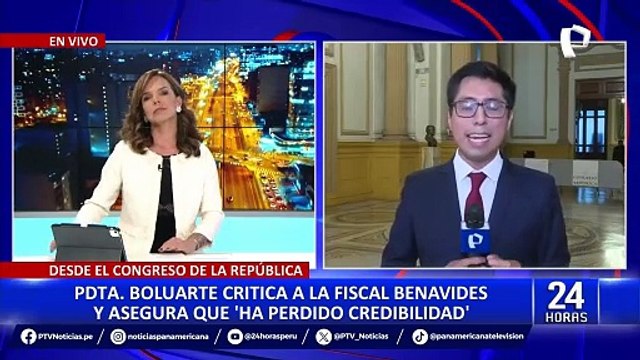 Presidenta Boluarte sobre fiscal Benavides: Ha perdido objetividad