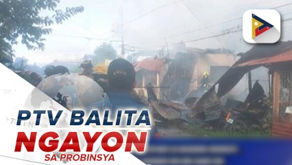 9 na bahay, nasunog sa Brgy. Pampanga, Davao City nitong Miyerkoles