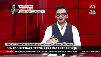 "Oposición en Senado 'bateará' nueva terna para Corte": Manuel Añorve