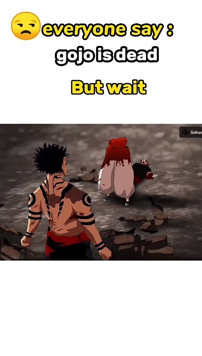Gojo back