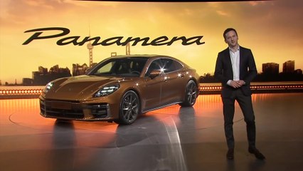 World premiere of the new Porsche Panamera from Shanghai