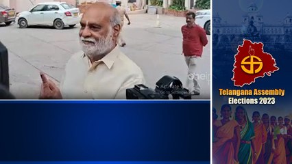 Download Video: Vote హక్కును వినియోగించుకున్న Director Raghavendra Rao | Telangana Polling | Telugu Oneindia