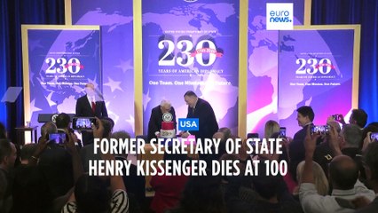 Former US Secretary of State Henry Kissinger dies at 100