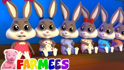 Ten in the Bed | Nursery Rhymes & Baby Songs | Learning Videos for Kids | Farmees
