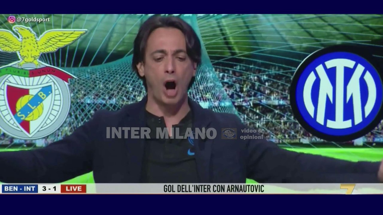 Benfica-Inter 3-3 * Tramontana: L'Inter rimonta...