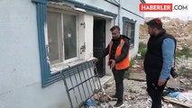 Hasarlı iş yerinde çalınan eşyalar polis tarafından bulundu