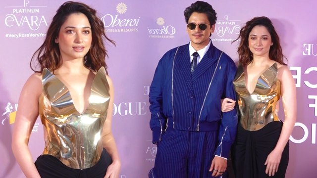 Tamannaah Bhatia & Vijay Varma's Stunning Presence At Vogue Forces of Fashion