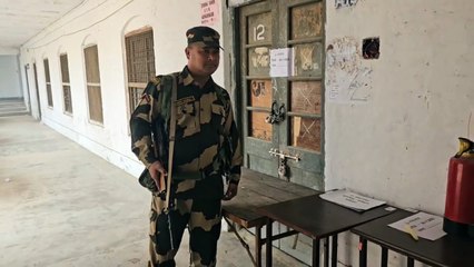 मतगणना की तैयारी शुरू, अंदर अद्र्धसैनिक बलों के हथियारबंद जवान, बाहर आरएसी