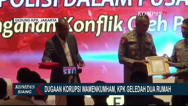 KPK Geledah Rumah Tersangka Kasus Suap dan Gratifikasi Wamenkumham