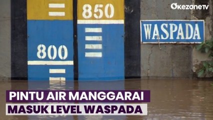 Hujan Guyur Jabodetabek, Pintu Air Manggarai Masuk Level Waspada