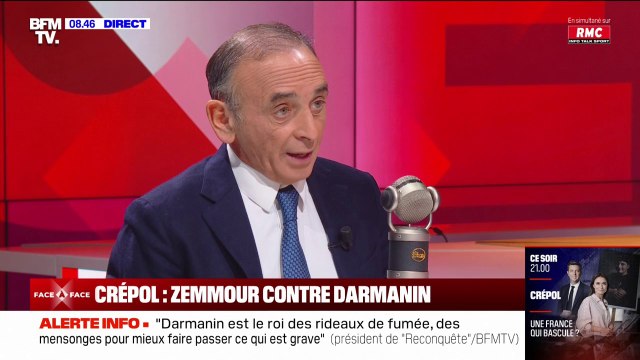 Génération identitaire, ce n'était pas l'ultradroite mais des gens qui voulaient défendre la France assure Éric Zemmour