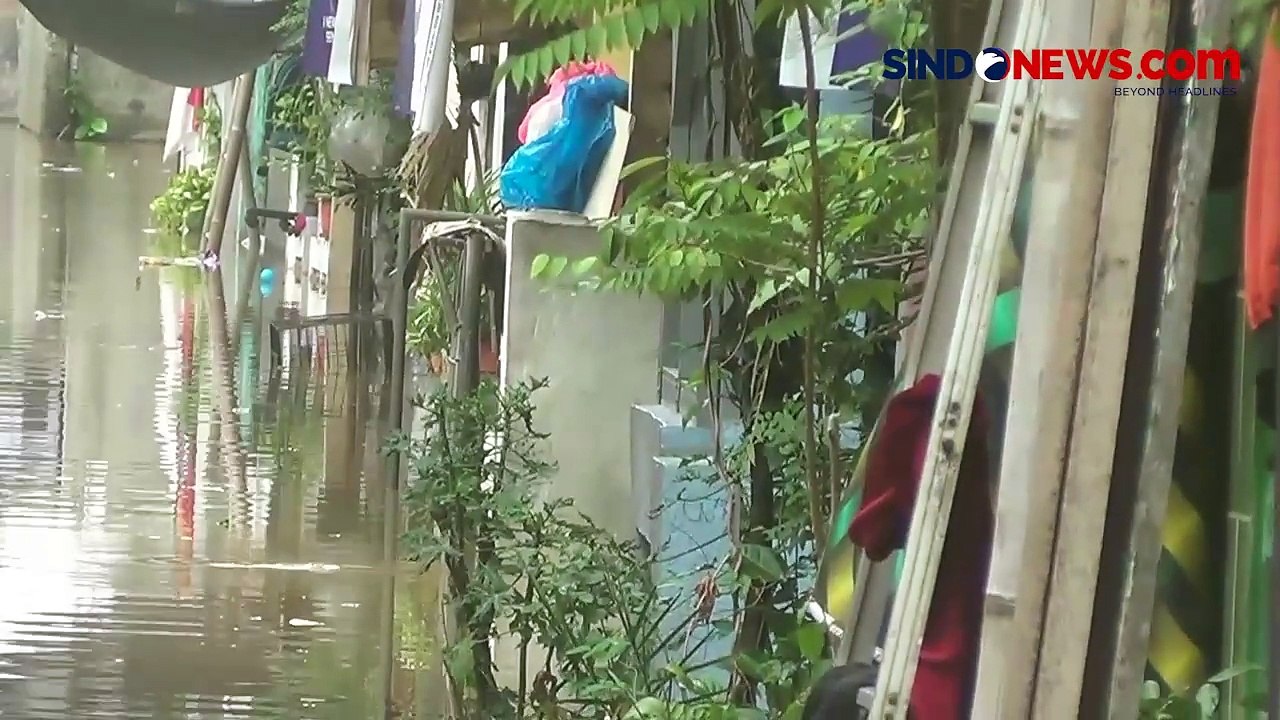 Pemukiman Warga Terendam Banjir, Warga Memilih Bertahan