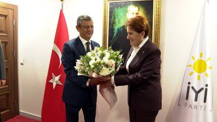Özgür Özel'den Akşener'e ziyaret