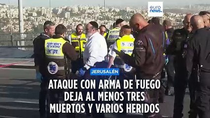 Un ataque palestino en Jerusalén deja tres muertos en una parada de autobús