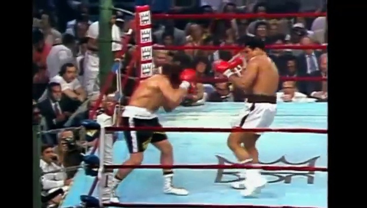 Muhammad Ali vs Alfredo Evangelista boxing undisputed heavyweight