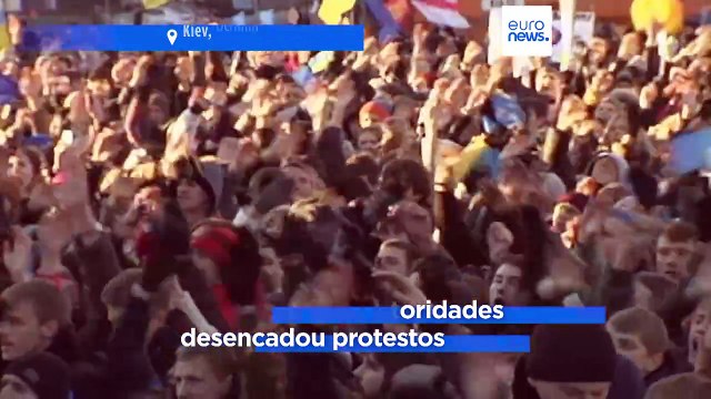 Há 10 anos acontecia na Ucrânia uma revolução que mudaria o rosto do país, até à invasão russa