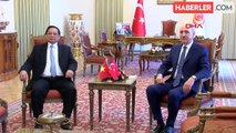 Numan Kurtulmuş, Vietnam Başbakanı Chinh ile TBMM'de görüştü