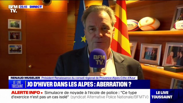C'est une formidable opération : Renaud Muselier se réjouit de la candidature des Alpes pour accueillir les JO d'hiver en 2030