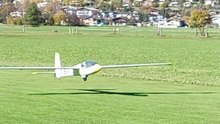 Rc Hangflug, Landung Swift beim Abfliegen in Piesendorf