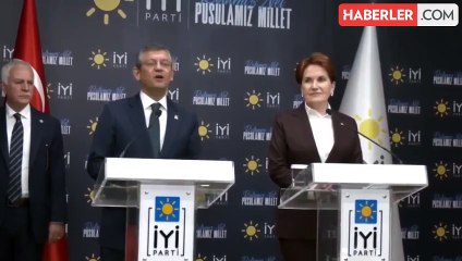 Görüşme sonrası ilk açıklama! Akşener, Özgür Özel'e "Pazartesi gününü bekle" dedi