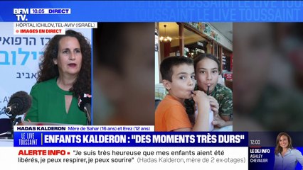 "On attend encore leur père": la mère de Sahar et Erez Kalderon, libérés par le Hamas, s'exprime