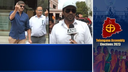 Vote వేయాలంటూ కోరిన Actor Jagapathibabu, Manchu Manoj  | Telangana Polling | Telugu Oneindia