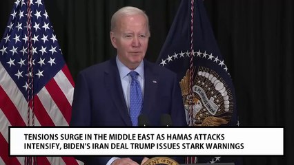 CRISIS UNFOLDS AS HAMAS ATTACKS ESCALATE, BIDEN'S IRAN DEAL; TRUMP WARNS OF CONSEQUENCES