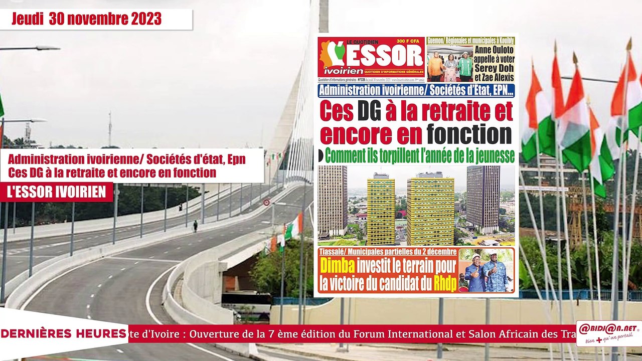 Titrologue du jeudi 30 novembre 2023/ Titrologue du jeudi 30 novembre 2023/Transport Terrestre: Véhicules au gaz le danger permanent