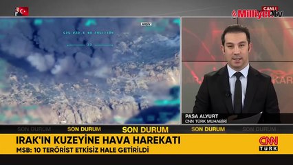 Haftanin'de SİHA'lı nokta mağara operasyonu: 10 terörist etkisiz hale getirildi
