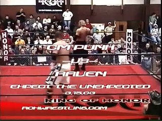 CM Punk vs. Raven - Raven's Rules ROH (15/3/03)